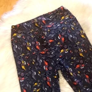 LulaRoe Truck 🛻 Printed Leggings-#1539
